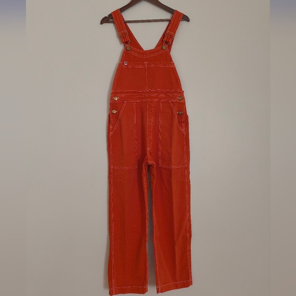 Big Bud Press Vibrant Orange Overalls - Picture 1 of 4